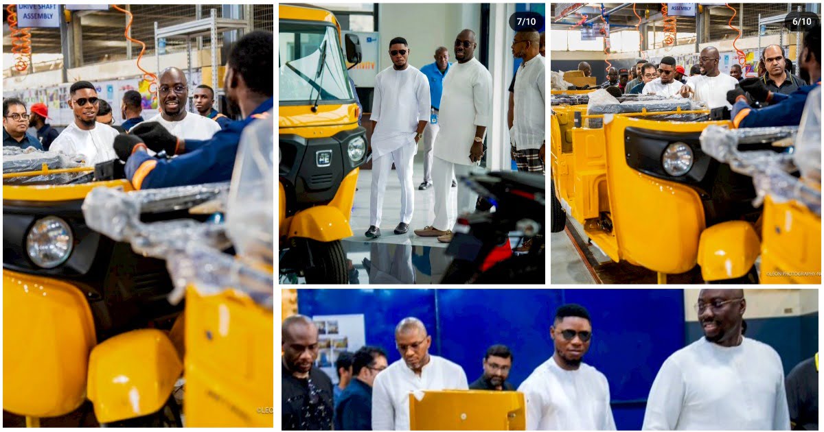 Obi Cubana Opens Tricycle (Keke) Assembly Plant In Lagos (Photos)