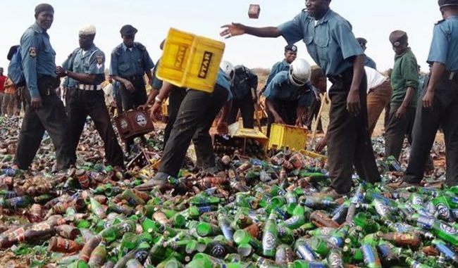 Hisbah Seizes 142 Cartons Of Alcohol In Katsina