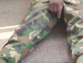 Soldier Commits Suicide In Front Of Army Camp In Abia (Photo)