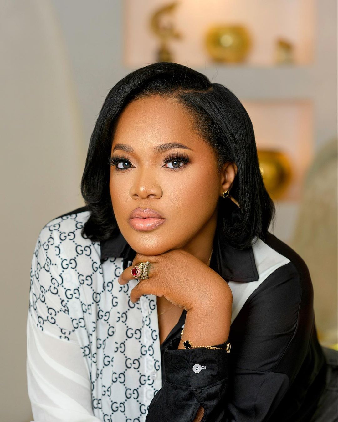 Oyo Corps Members Visit Toyin Abraham On Movie Set (Video)