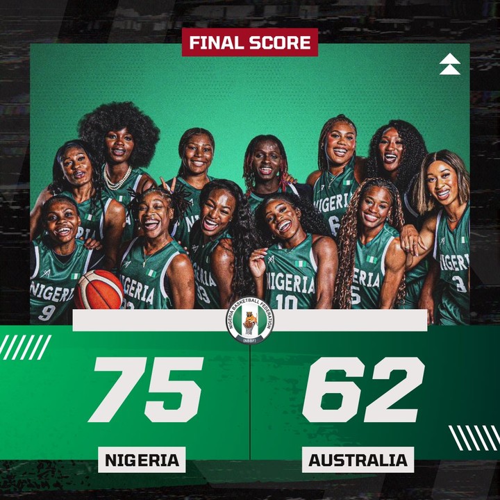 Nigeria Defeats Australia 75 – 62 In Women’s Olympic Basketball (Pictures)