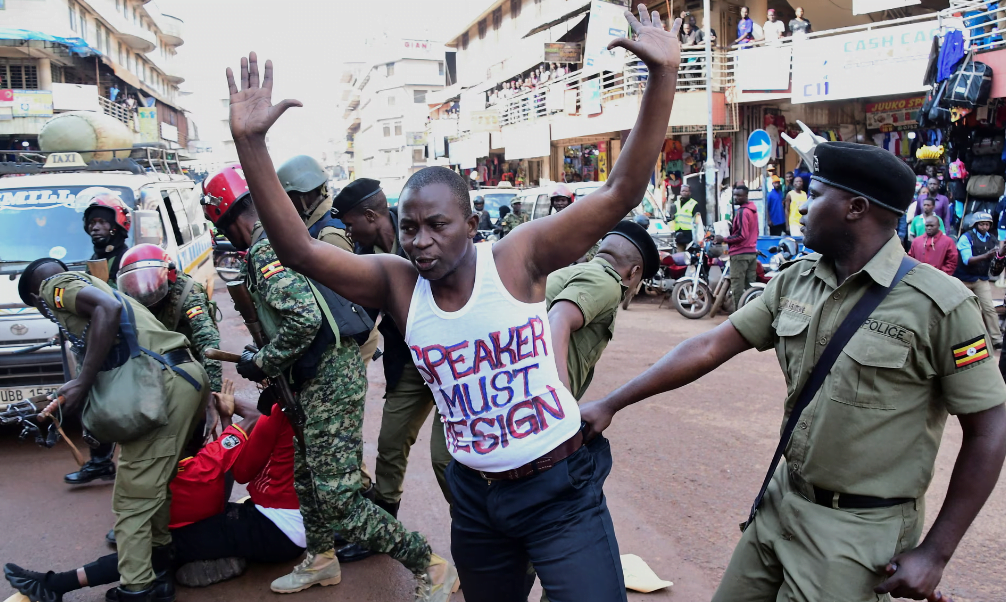 Protesters Arrested In Uganda At Banned Rally Inspired By Kenya Protests