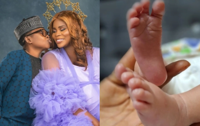 Nollywood Actor Chinedu ‘Aki’ Ikedieze Celebrates As Wife Gives Birth to Baby Boy