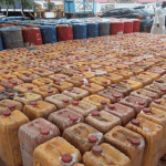 Customs Seizes 85 Drums and 795 Cans Containing 36,875 Litres of Petrol Headed for Cameroon