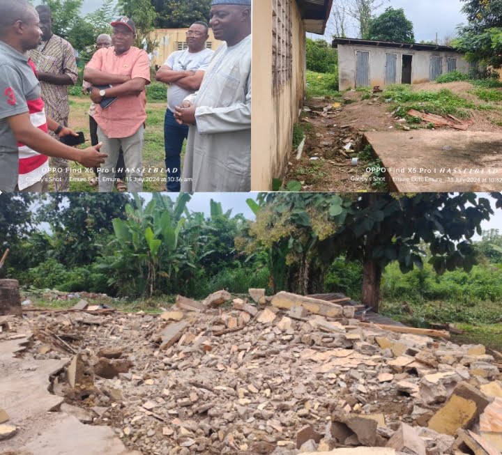 EKITI: Oyebanji Orders Reconstruction Of Collapsed Toilet Facilities At NYSC Camp