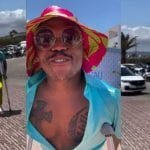 Somizi injures his leg while vacationing in Ibiza (Video)