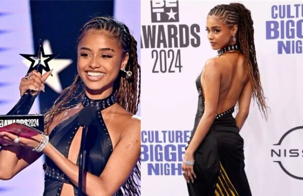 Tyla’s Versace Vintage dress for the BET Awards is valued at R4.4 million (Photos)