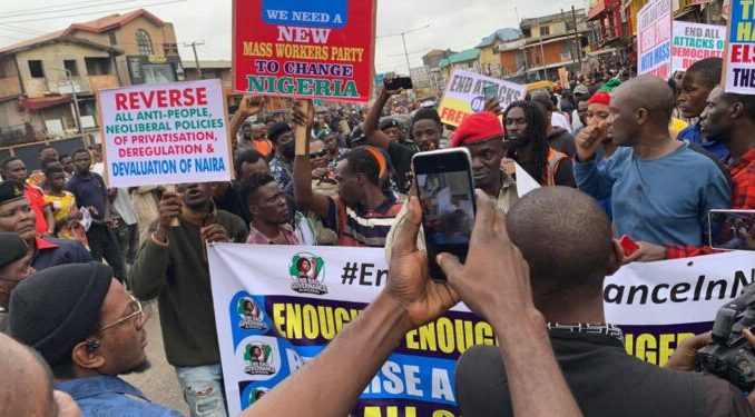 Atiku Abubakar's Son Spotted During Protest In Lagos