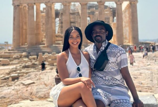 “Send money so we can extend our stay,” Musa Mthombeni says as he enjoys vacation with his wife Liesl Laurie (Video)