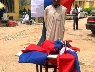 Man DSS Arrested For Producing Russian Flag Never Handled A Sewing Machine – Family