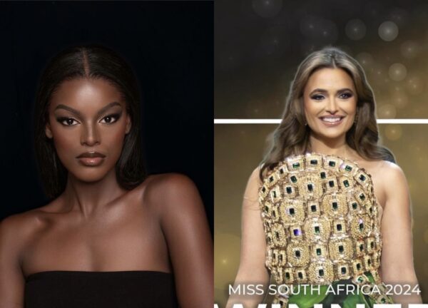 Nigerians poke fun at South Africans after Mia La Roux won Miss SA 2024