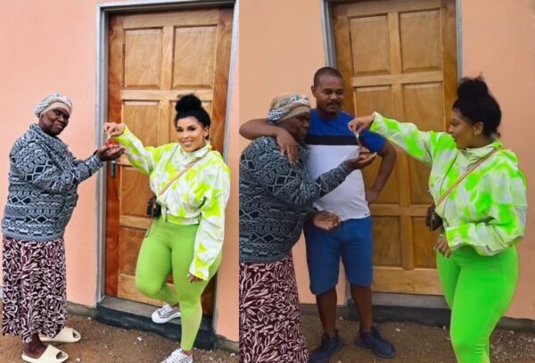 Nonku Williams gifts a family brand new house (Video)