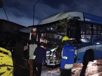 Several Passengers Injured As Two BRT Buses Collide In Lagos