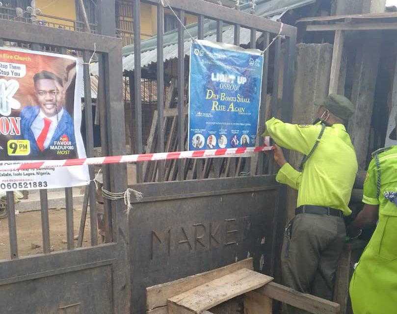 Lagos Seals Popular Idera Market In Oshodi