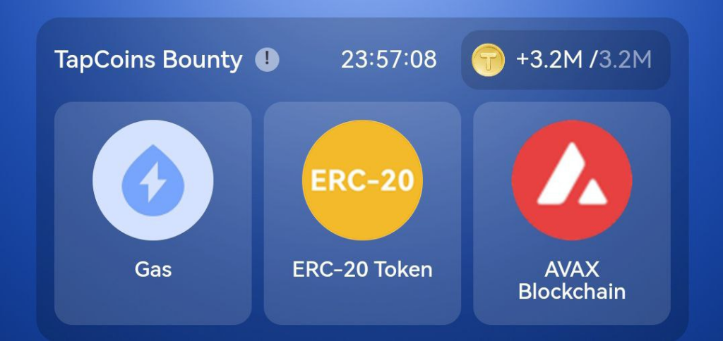 TapCoins Bounty Daily Combo 1 September 2024