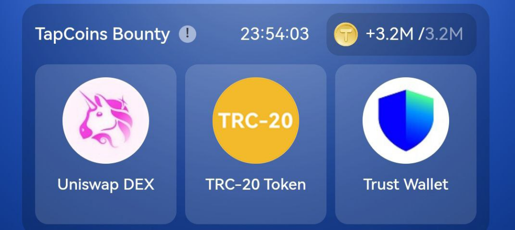 TapCoins Bounty Daily Combo 4 September 2024