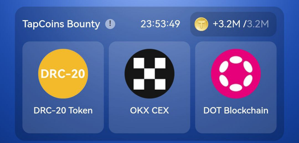 TapCoins Bounty Daily Combo 5 September 2024