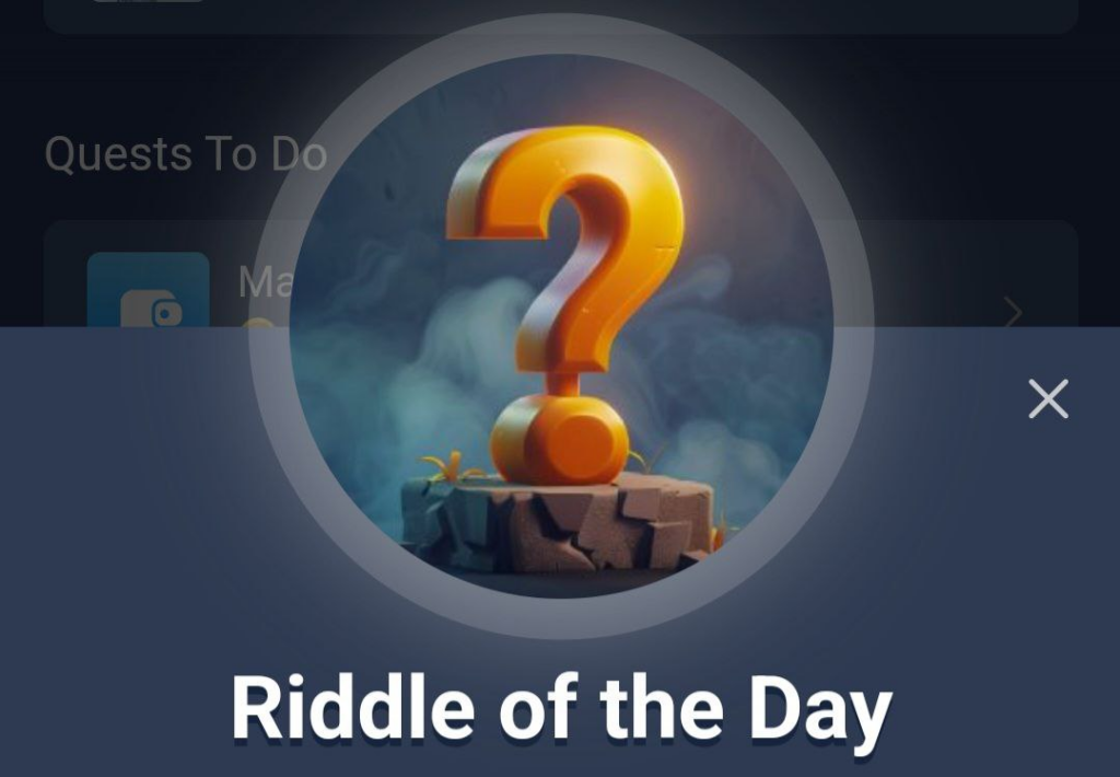 X Empire Riddle of the Day 1 September 2024