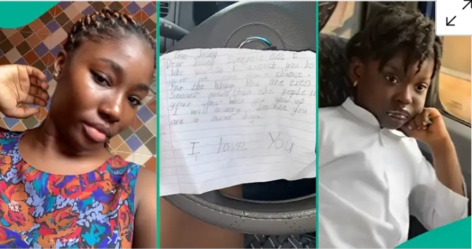 Primary 3 Schoolgirl Wrote A Love Letter To Schoolmate (Photo)